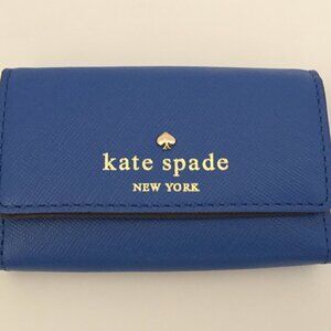 Kate Spade Holly Cherry Lane Bluebell ID Holder NWT MSRP $58
